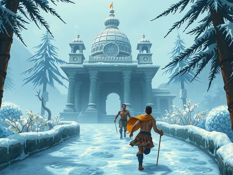 Temple Run Two Frozen People gameplay screenshot