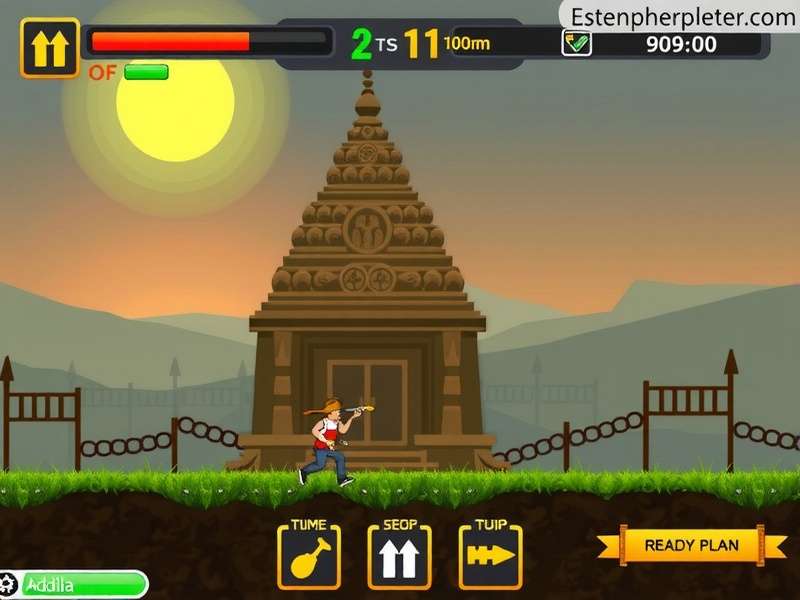 Temple Run Screenshot App Interface