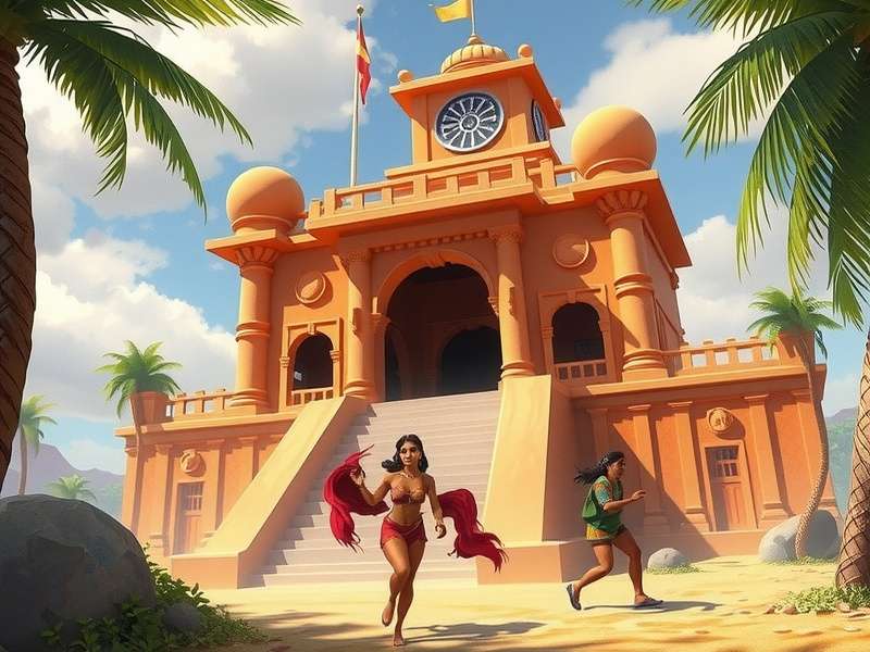 Temple Run on Numuki Barbie गेमप्ले