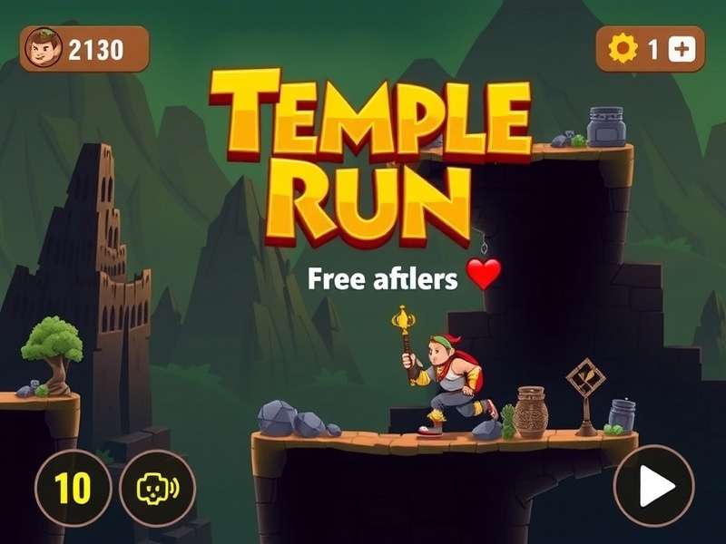 Temple Run Unblocked Games 67 Cookie gameplay screenshot