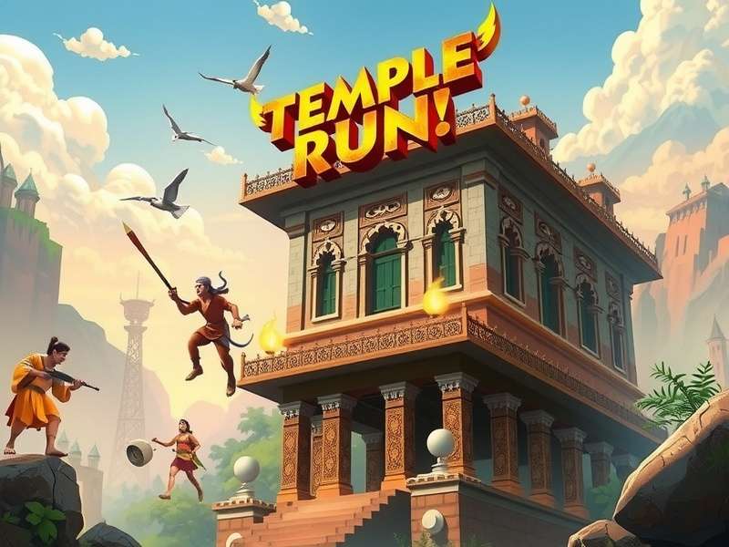 Temple Run Gameplay Screenshot