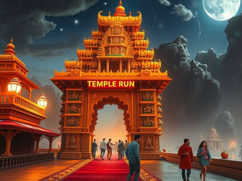 Temple Run Gameplay Screenshot