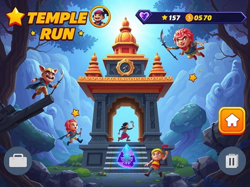 Temple Run Gameplay Screenshot