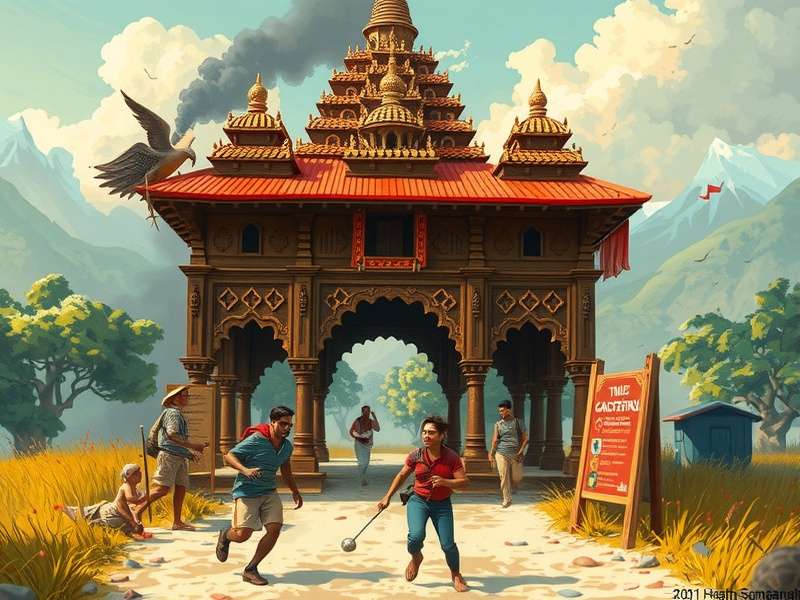 Temple Run 90s Country गेम स्क्रीनशॉट
