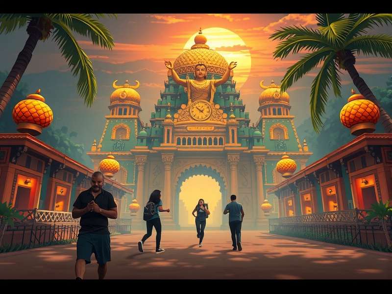 टेम्पल रन गेम का स्क्रीनशॉट