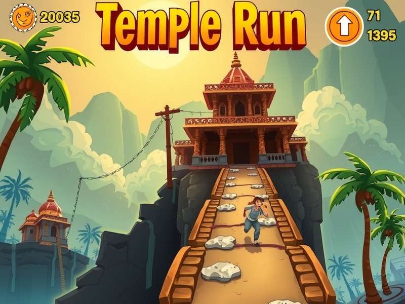 PC पर Temple Run game का screenshot
