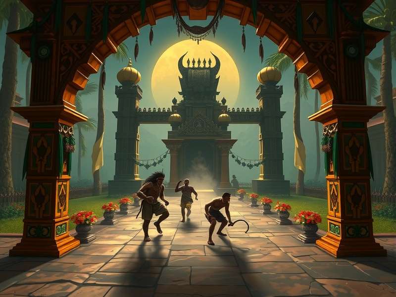 Temple Run Demon Monkeys Mississippi गेमप्ले