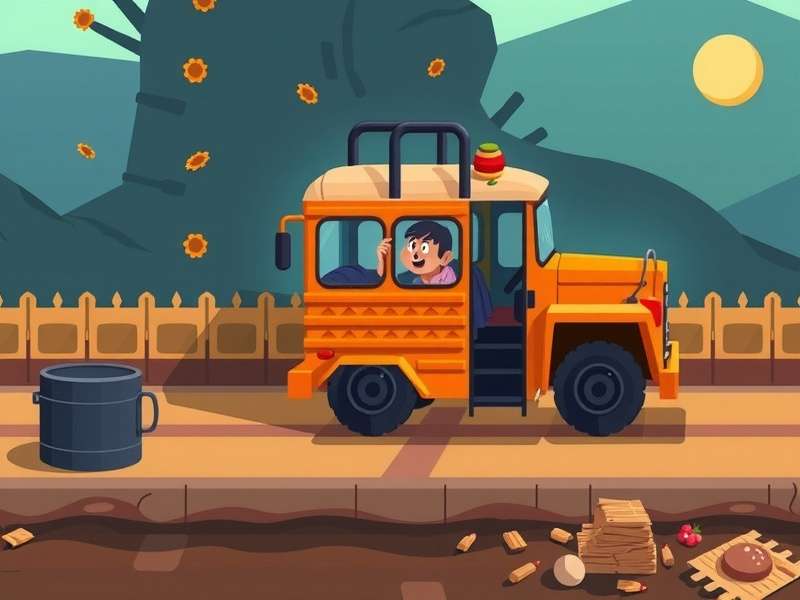Temple Run Monster School Bus गेमप्ले