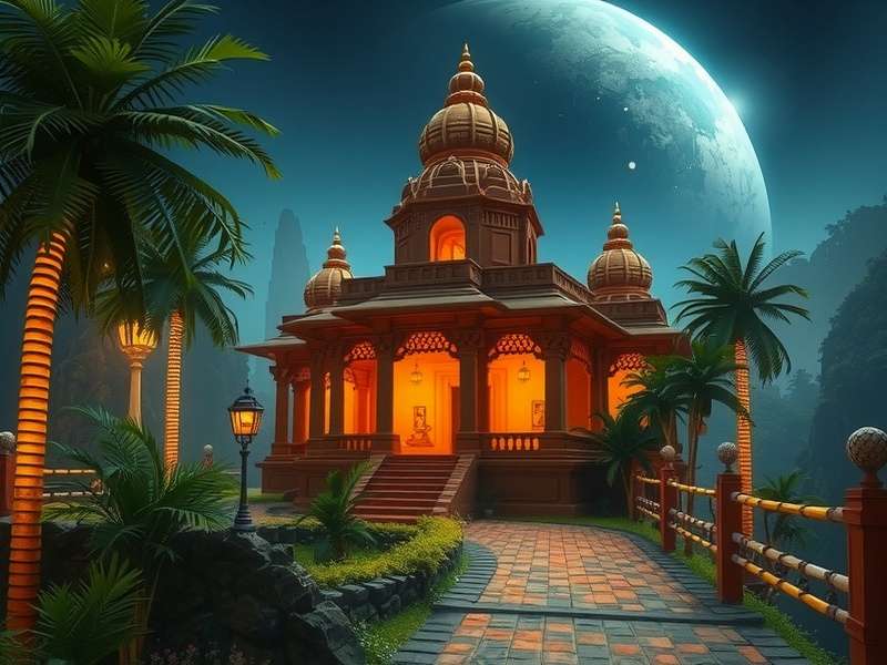 Temple Run gameplay showing character running through ancient temple