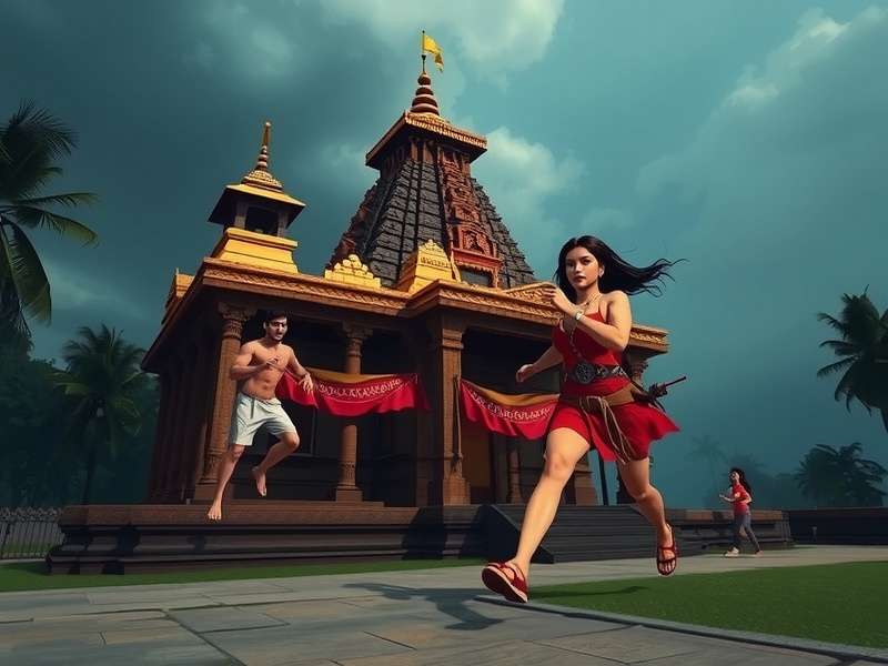 Temple Run Clips 4 Gameplay Screenshot