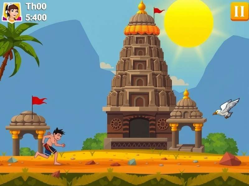 Temple Run Game 1 gameplay screenshot