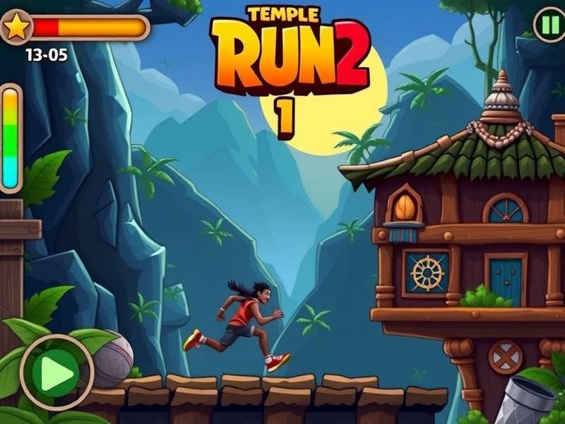 Temple Run 2 iPad gameplay screenshot