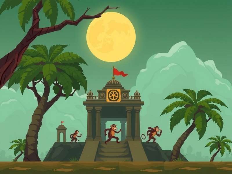 Temple Run 1 Monkeys Escape Gameplay