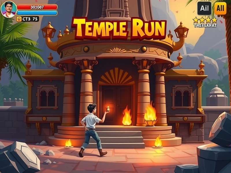Temple Run Computer Gameplay Screenshot