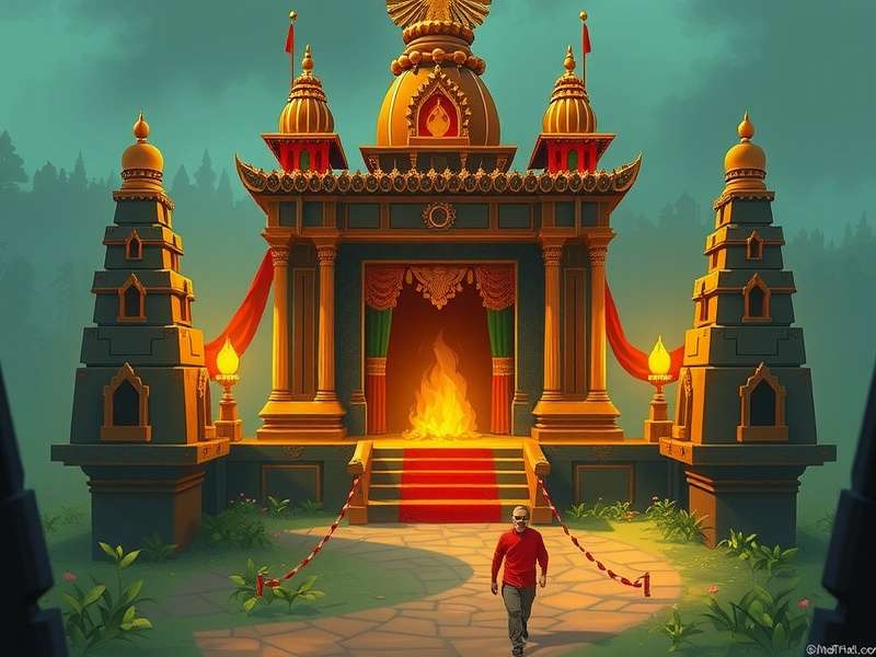 Temple Run 3 Poki Gameplay Screenshot