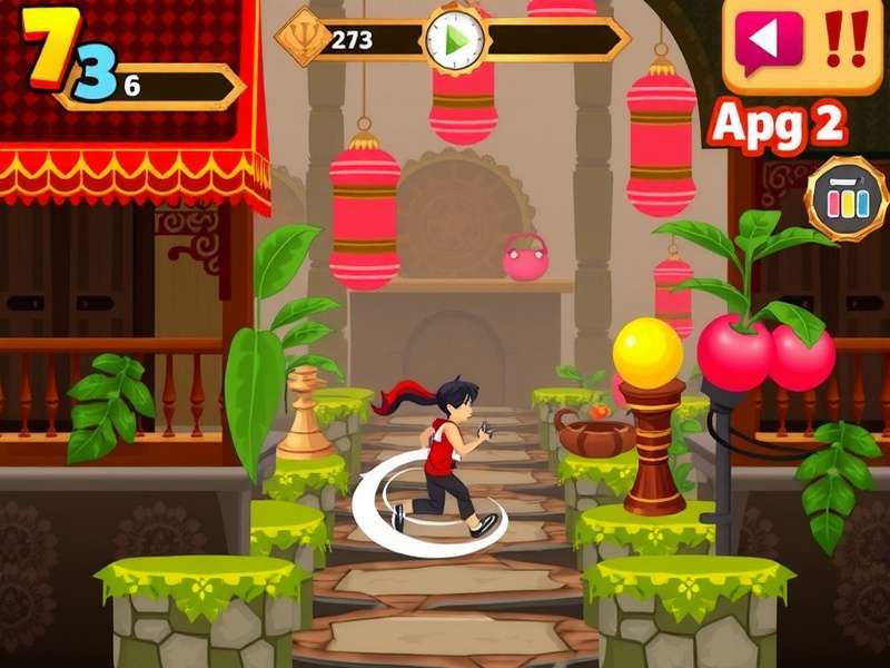 Unblocked Temple Run 76 gameplay screenshot