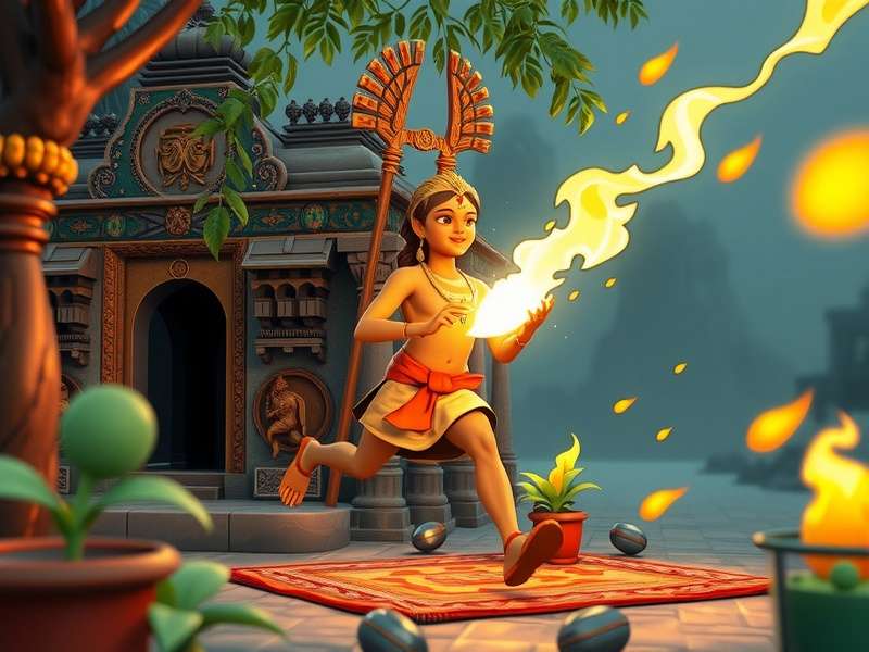 Temple Run 2 Bolt Power Up in action