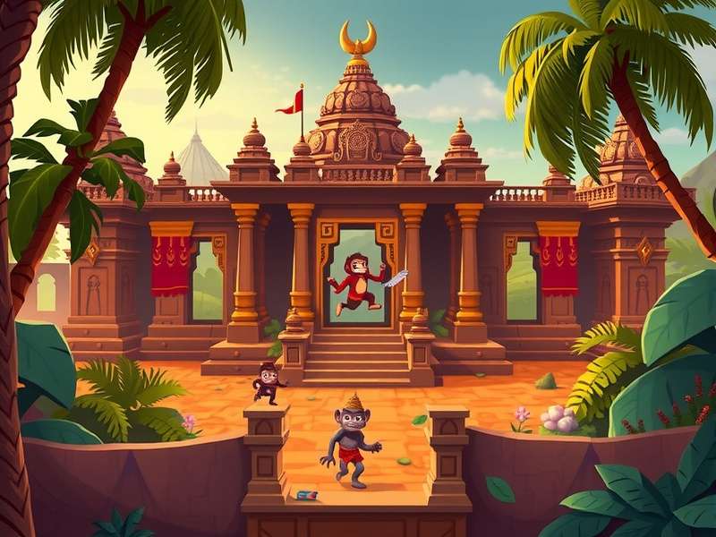Temple Run Monkey PNG 256x160