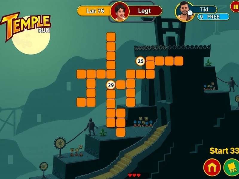Temple Run Crossword Puzzle