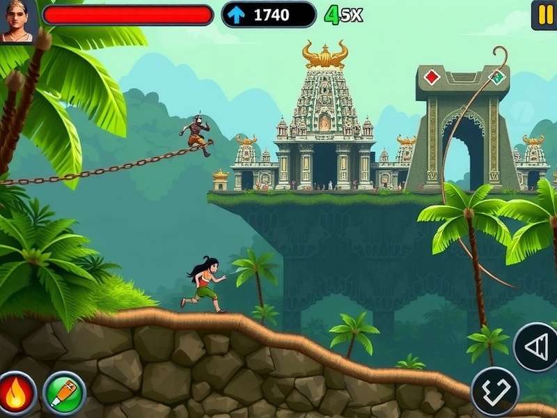 Temple Run 1 6 1 Mod 4 गेमप्ले स्क्रीनशॉट