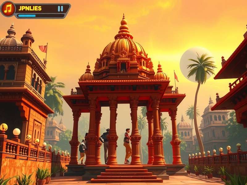 Temple Run 3D Gameplay Screenshot