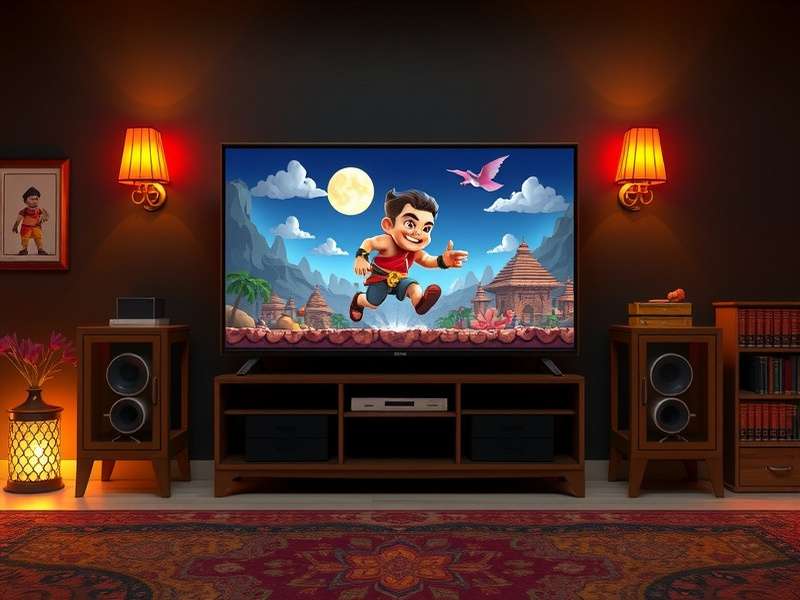 Temple Run Flashboy TV Stand