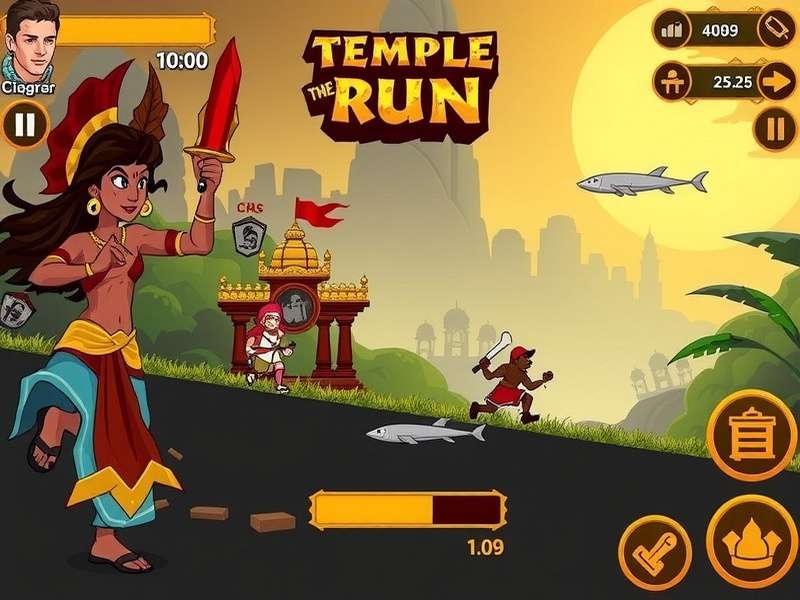 Temple Run Multiplayer Online Gameplay