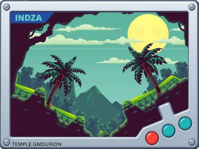Temple Run GBA BIOS7 gameplay screenshot