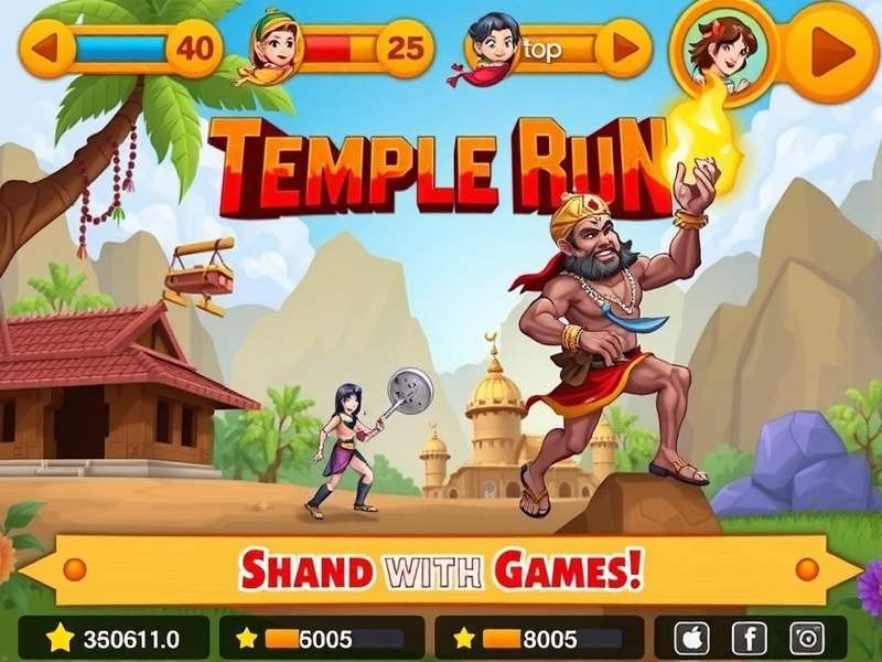 Temple Run Gameplay Screenshot