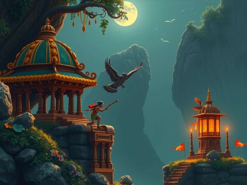 Temple Run GBATemp Switch Gameplay