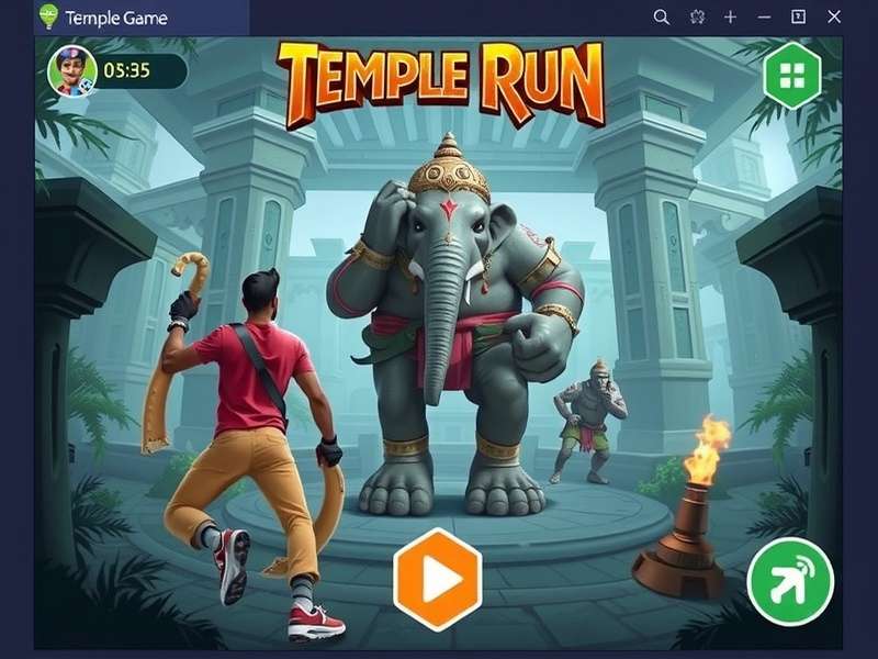 Temple Run Unblocked Games 911 FNF गेमप्ले