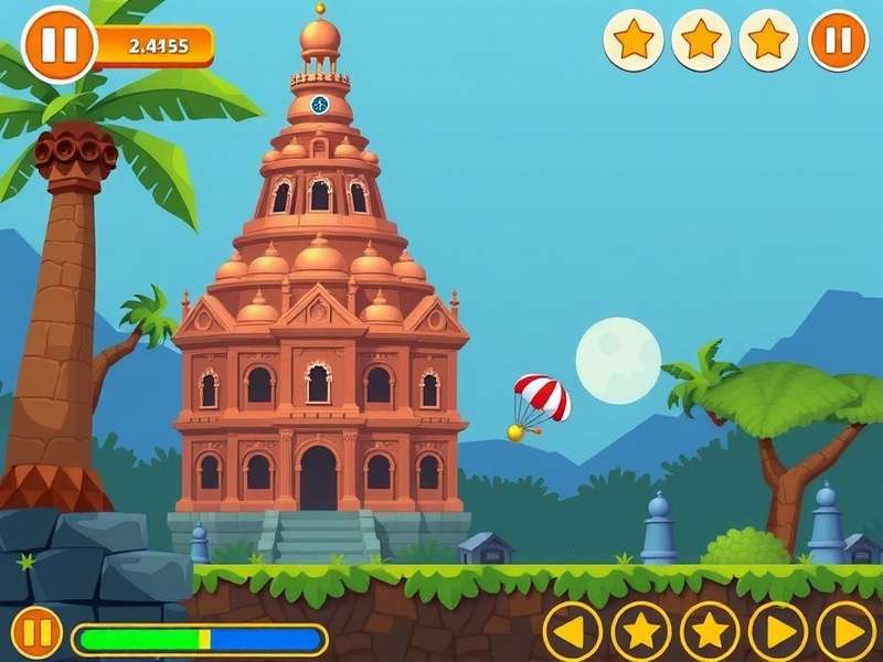 Temple Run game coding apps interface showing programming environment