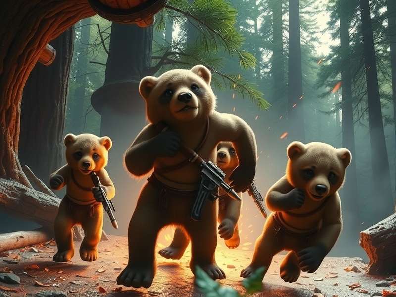 Temple Run Brave Bear Cubs गेमप्ले स्क्रीनशॉट