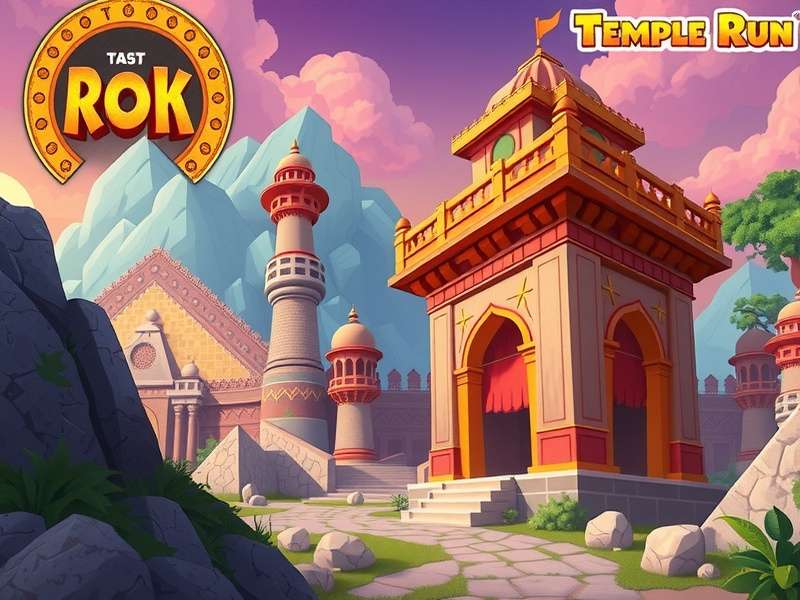 Temple Run 3D Poki गेमप्ले स्क्रीनशॉट