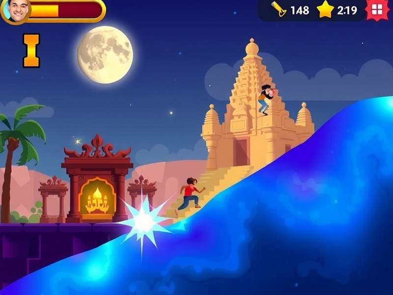 Temple Run Usain Bolt Game Screenshot