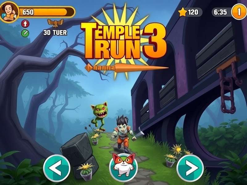 Temple Run 3 Gameplay Screenshot