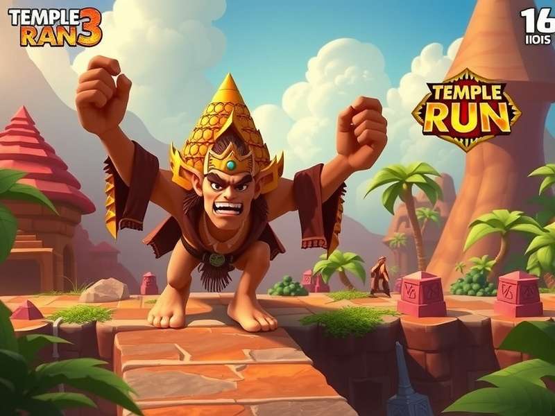 Temple Run 3 iOS 16 Gameplay