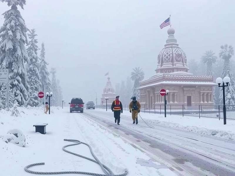 Temple Run Snow Assistance to Firefighters गेमप्ले