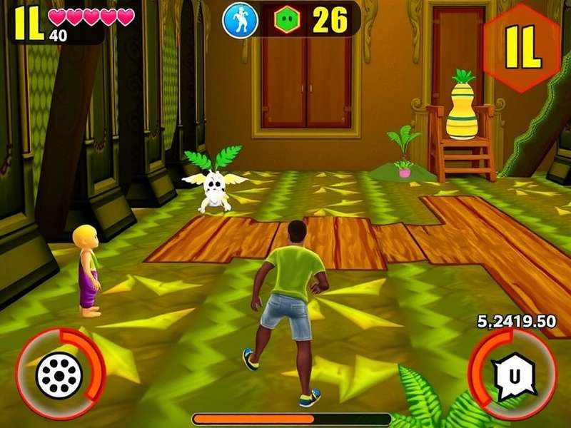 Temple environment in Temple Run 2
