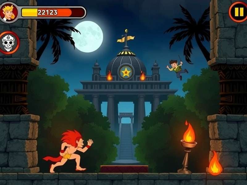 Temple Run Flashboy Game Jolt gameplay screenshot