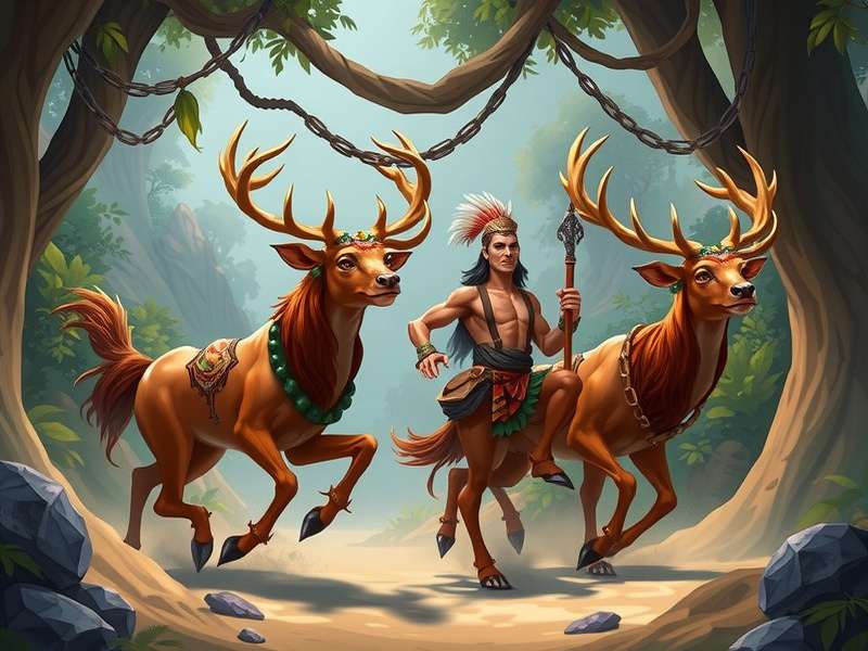 टेम्पल रन पुरुष हिरण पात्र
