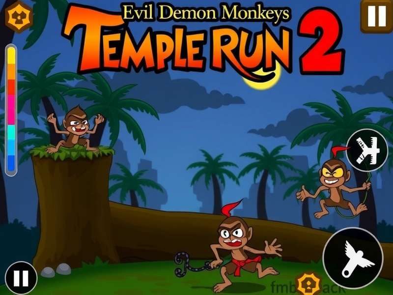 Temple Run 2 Evil Demon Monkeys Gameplay