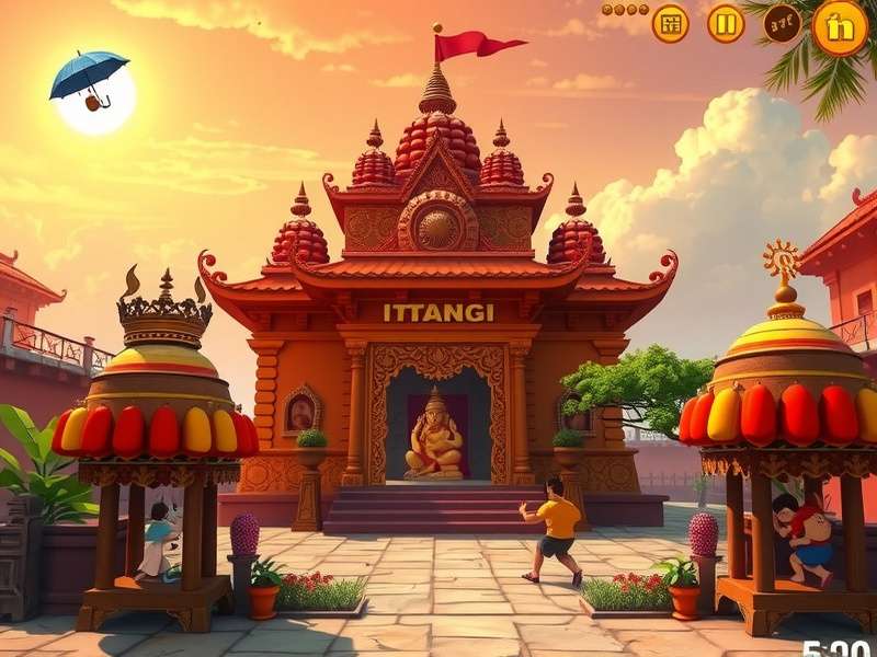 Annoying Orange Temple Run Gameplay