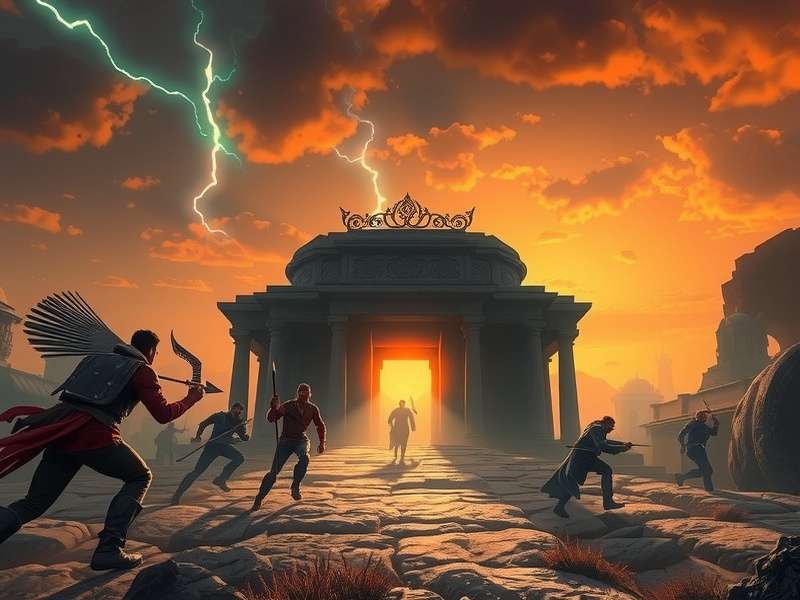 Temple Run Brave Deathstorm Arrowverse gameplay screenshot