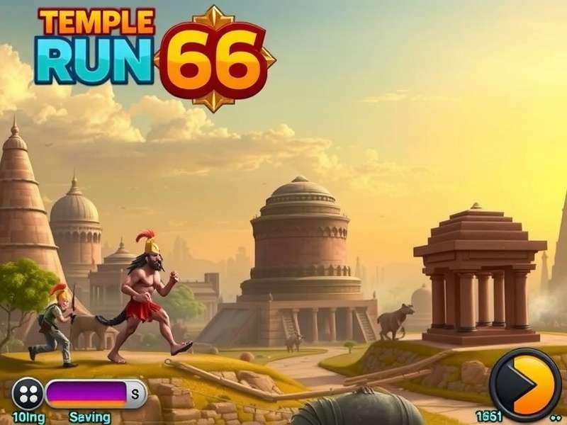 Temple Run 66 EZ Unblocked gameplay screenshot