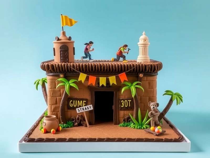 Temple Run Theme Cake डिजाइन