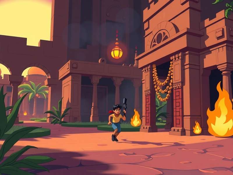 Temple Run Video Cartoon Gameplay