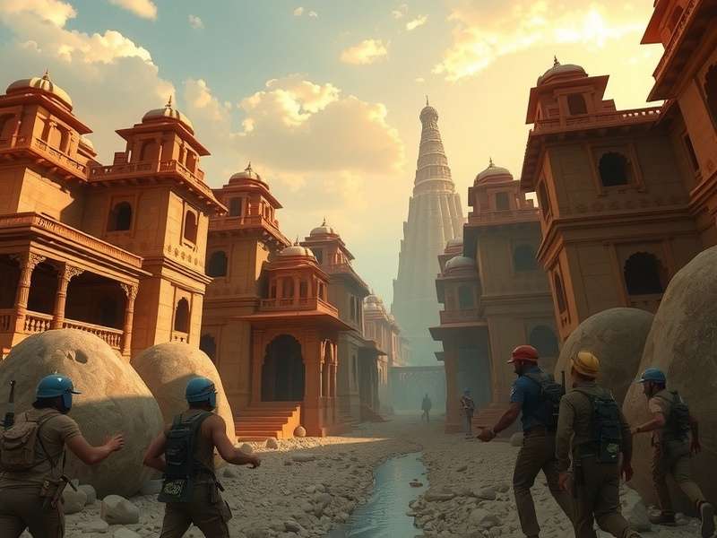 Temple Run Braydon Builders Gameplay Screenshot