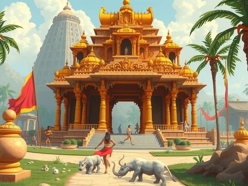 Temple Run Mix गेमप्ले स्क्रीनशॉट