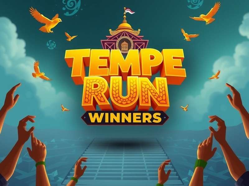 Temple Run Winners Oscars Celebration